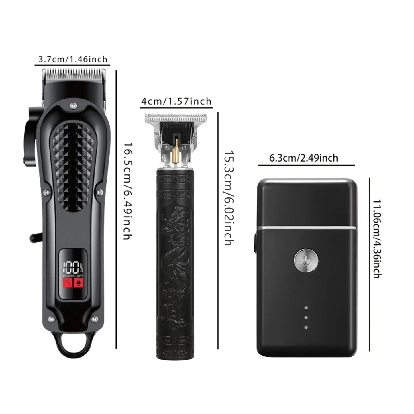 Professional Blonde Hair Clipper & Trimmer Kit